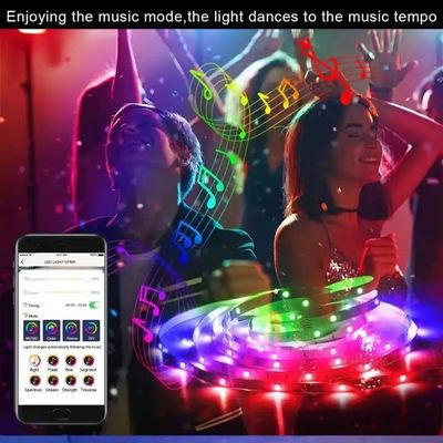 Свет музыки СИД RGB 5V водоустойчивый умный привел ТВ для того чтобы осветить изменение контржурным светом цвета USB 5050