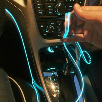 3m доработанная цепь световых маяков EL светов автомобиля холодная с СИД окружающим Ligh консоли приборной панели USB DIY t