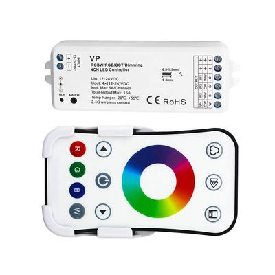 12V к переключателю дистанционного управления регулятора 2.4GHz Rgb Rf света СИД 24V RF беспроводному