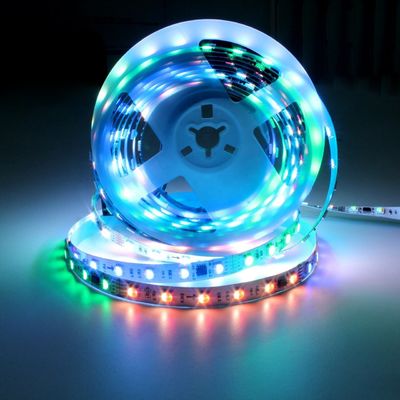 Декоративное волшебство приведенное цифров прокладки Dmx регулятора 24V RGBW 60LEDs/M на открытом воздухе Dmx привело освещение
