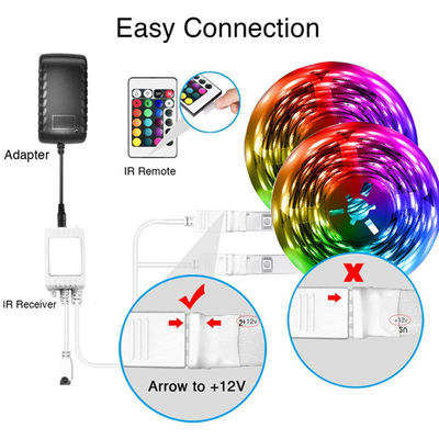 60Leds/M 5050 управление приложения светов прокладки 5m СИД Rgb умное 10m 15m удаленное для спальни