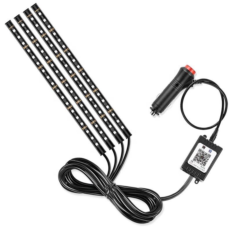 SMD 5050 RGB доработало свет атмосферы внутреннего художественного оформления автомобиля СИД лампы светов автомобиля