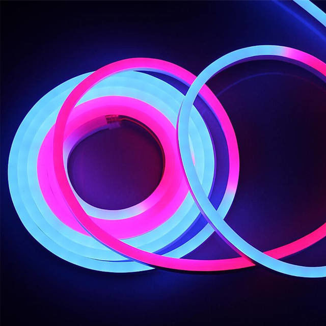 Стена приведенная цифров неоновая Sign24V RGB SMD5050 60leds/M на открытом воздухе установила света приведенные IP67